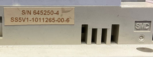 Lot of 2 SMC SS5V1 1011265-00-6 with (5) SV1100-5FU Solenoid Valves