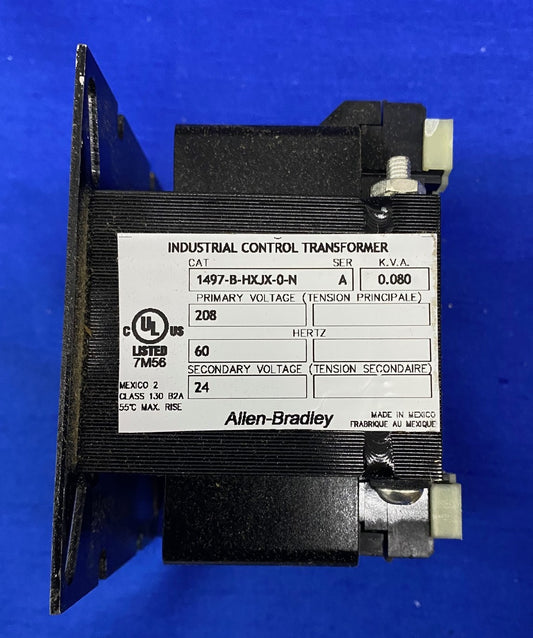 Allen Bradley AB BULLETIN 1497 1497-B-HXJX-0-N SER A CONTROL CIRCUIT TRANSFORMER