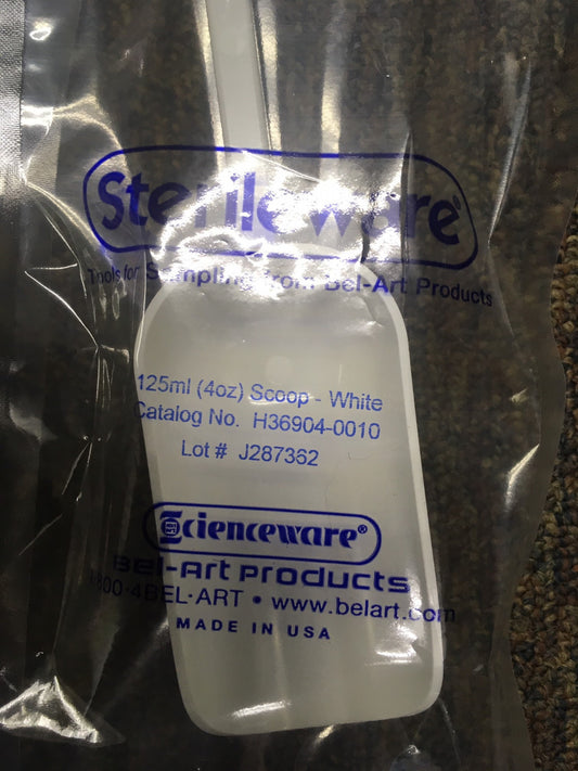 CANTIDAD 10 - PRODUCTOS SCIENCEWARE / BEL-ART H36904-0010 CUCHARONES BLANCOS DE 125 ML (4 OZ)