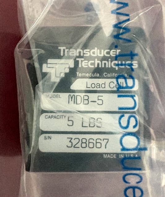 TRANSDUCER TECHNIQUES MDB-5 MINI LOAD CELL 5LBS