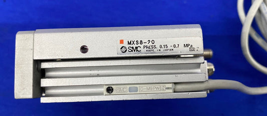 SMC MXS8-20 / MXS820 SLIDE TABLE & D-M9PW / DM9PW PROXIMITY SWITCH