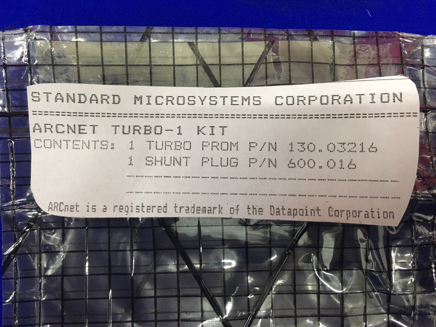 SMC ARCNET Turbo-1 Kit. 1 Turbo Prom P/N 130.03216 und 1 Shunt-Stecker P/N 600.016