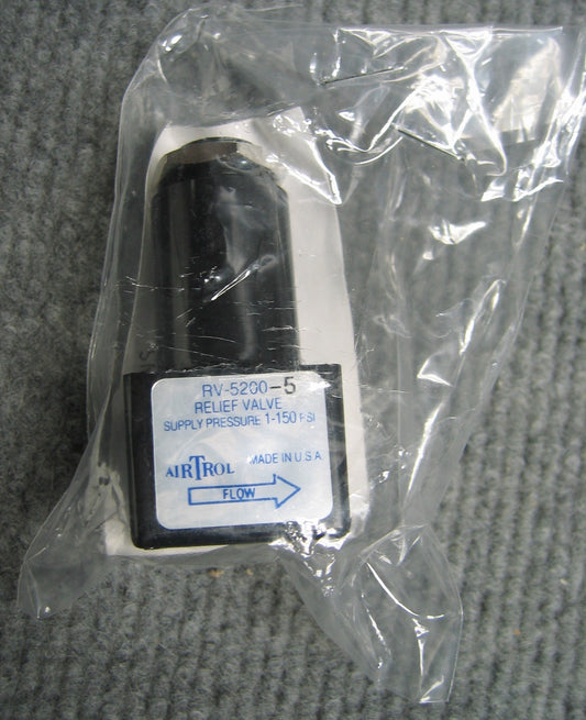 AIRTROL RV-5200-5 リリーフバルブ供給圧力 1-150 PSI、新品/未使用