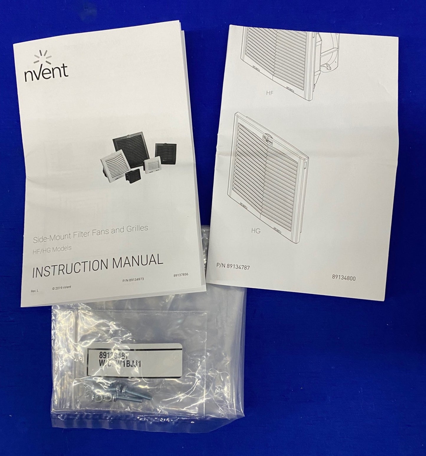 NVENT HOFFMAN HF0516414 AXIAL FAN 6.5"H X 4"D IP54 5" FF 115V 1PH 50/60HZ