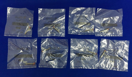 1 LOT OF 8 - DE-STA-CO / DESTACO 201208-M FLAT-TIP BONDED NEOPRENE SPINDLE