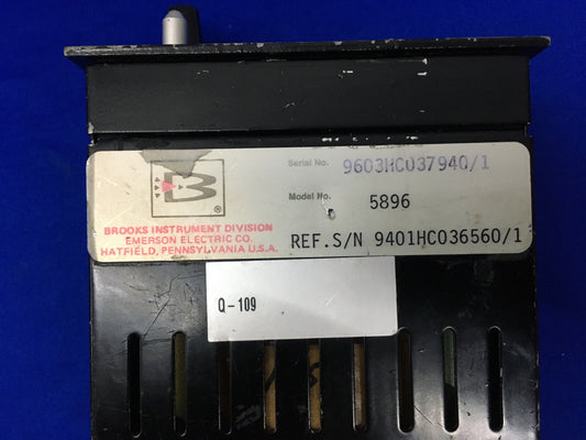 FOR PARTS/REPAIR BROOKS INSTRUMENT EMERSON 5896 GAS FLOW READ-OUT