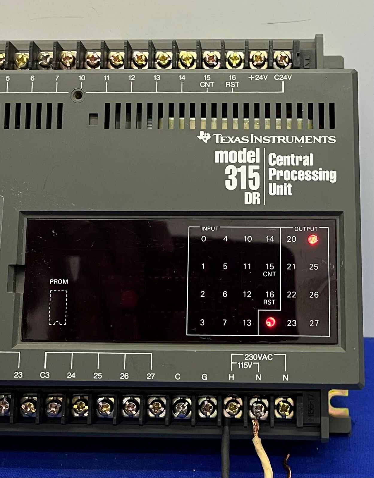 TEXAS INSTRUMENTS / SIEMENS 315DR MODULE DE PROCESSEUR CENTRAL RELAIS