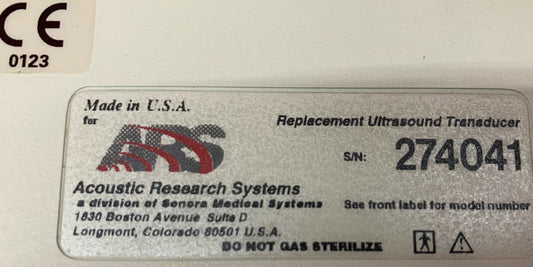 Transductor de ultrasonido AC7L31 de ARS Acoustic Research (Sonora)