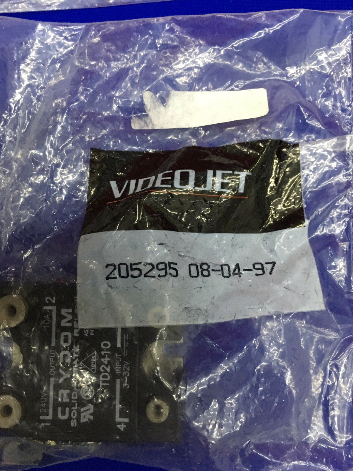 VIDEOJET-TEILE 370092,186976,SP206582,186514,375029,355961,3700925,205295