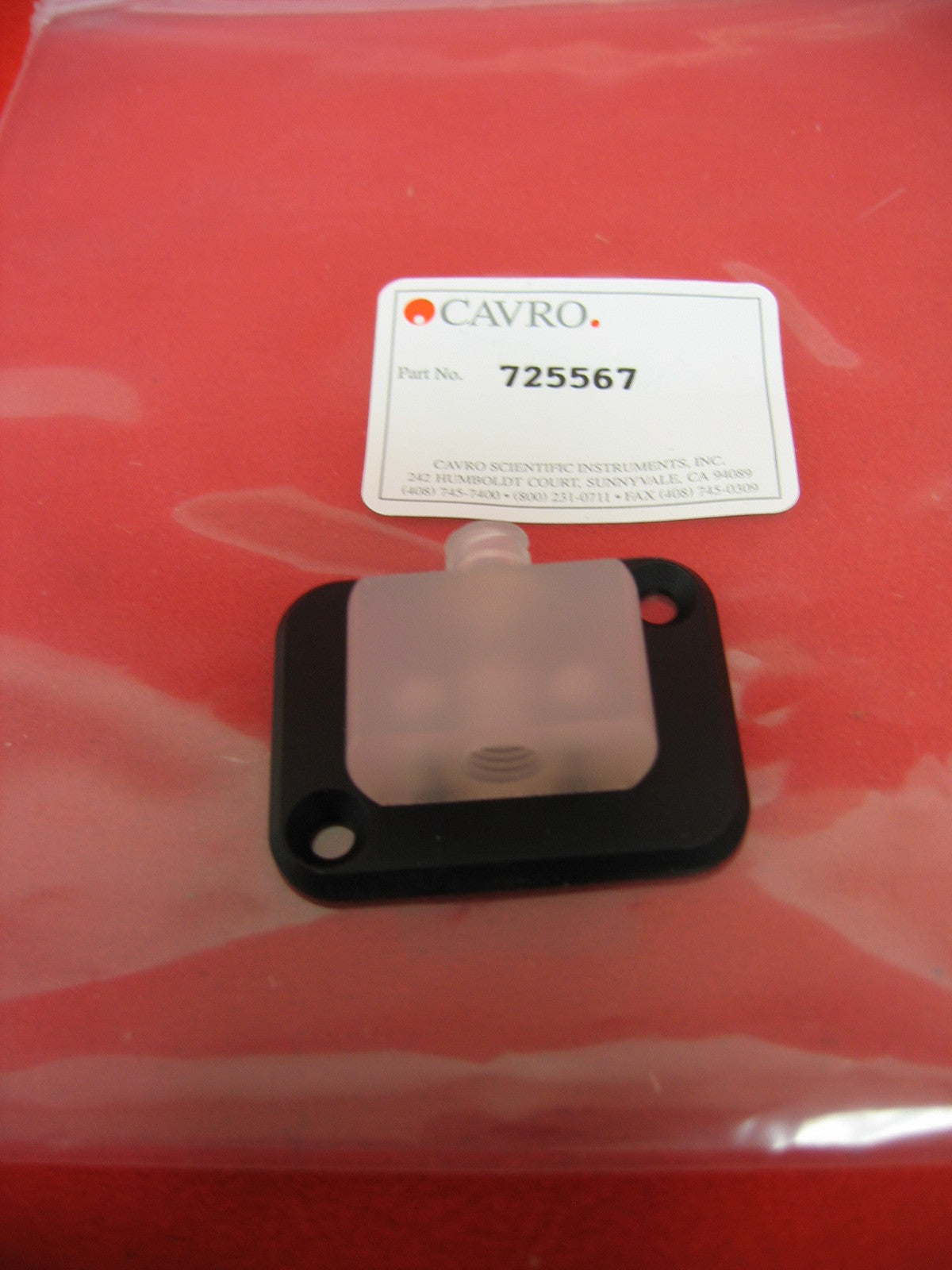 ADATTATORE PER SIRINGA CAVRO 725567 PER FILETTATURA DA 1/8" VENDUTO COME "1 LOTTO DA 3"