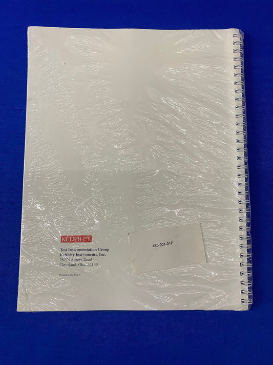 KEITHLEY 485 / 485-901-01F オートレンジピコアンメータ 取扱説明書