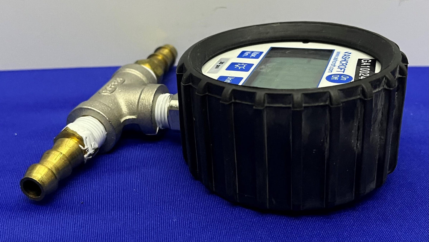 ASHCROFT DIGITAL TEST PRESSURE GAGE GAUGE 25D1005PS02L30#-XBL 0 TO 30 PSI