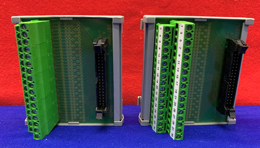 2er-Set - Connectwell 34-adriges Klemmenblockmodul IMIDC/34/H/L