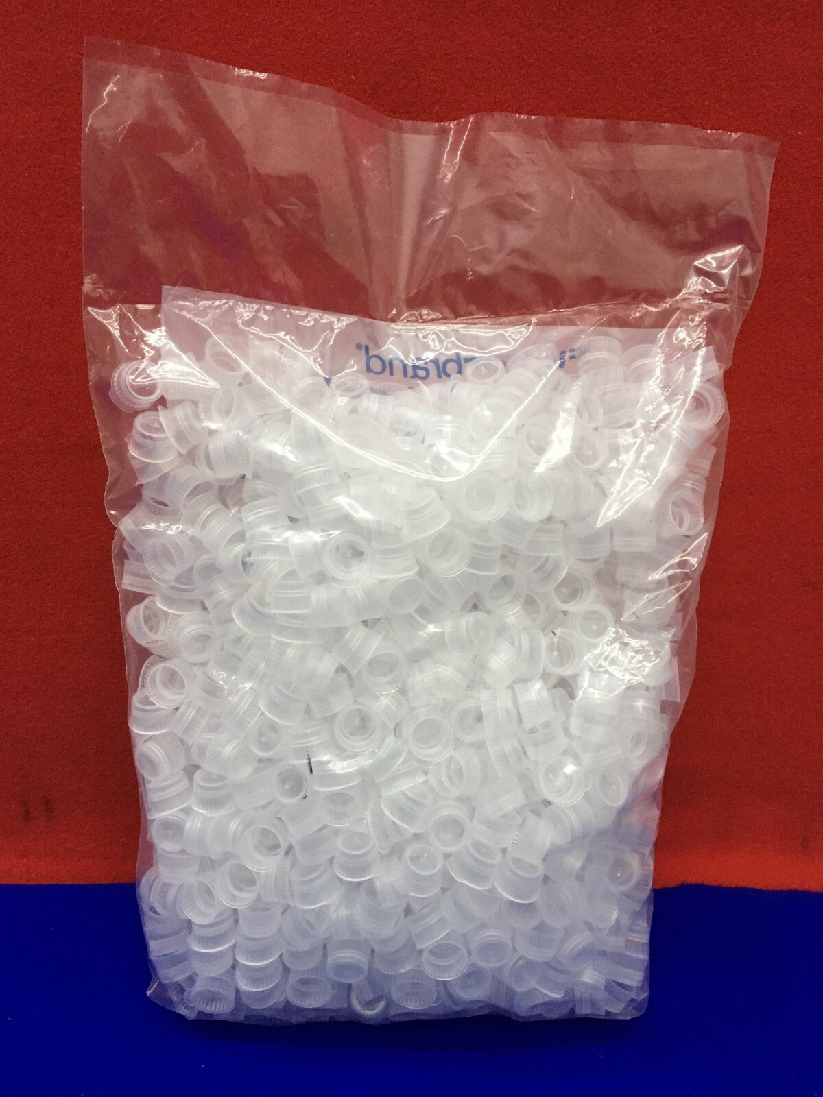 1 PACKAGE - FISHER SCIENTIFIC SAFETY CLOSURES 14-376-74 WHITE SIZE:12/13mm