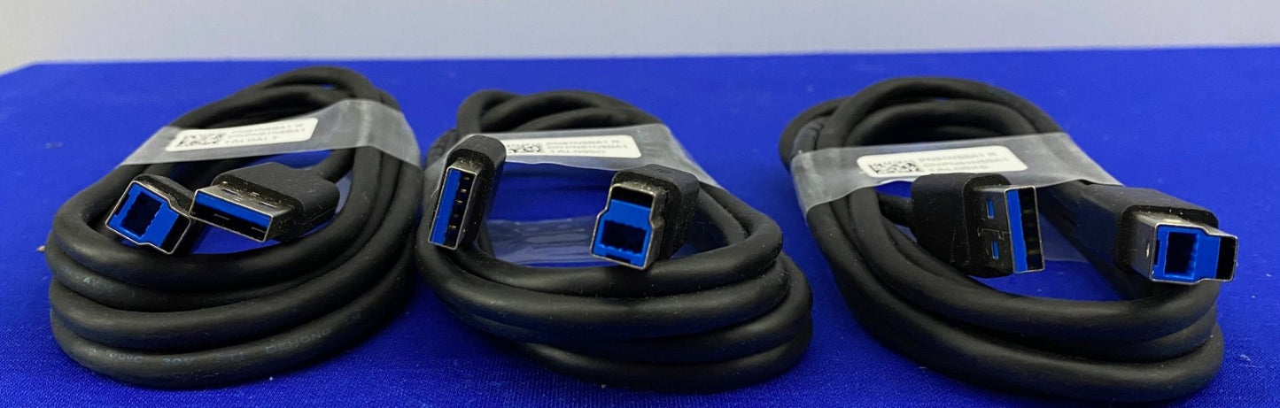 DELL PN81N-BA10-1AL 6FT TYPE A TO B USB 3.0 CABLE ITEMS ARE NEW 1 LOT OF 3