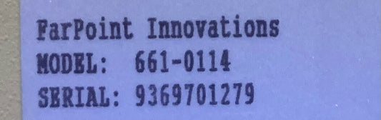 CONTROL DE LUZ ESTROBOSCÓPICA/FUENTE DE ALIMENTACIÓN FARPOINT FAR POINT PPT 661-0114 Y 661-0113-SB