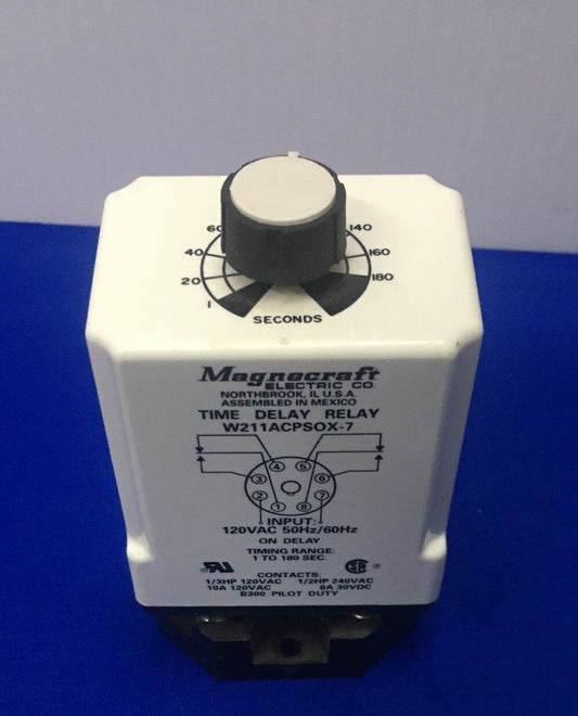 MAGNECRAFT ELECTRIC W211ACPSOX-7 / W211ACPSOX7 TIJDVERTRAGINGSRELAIS