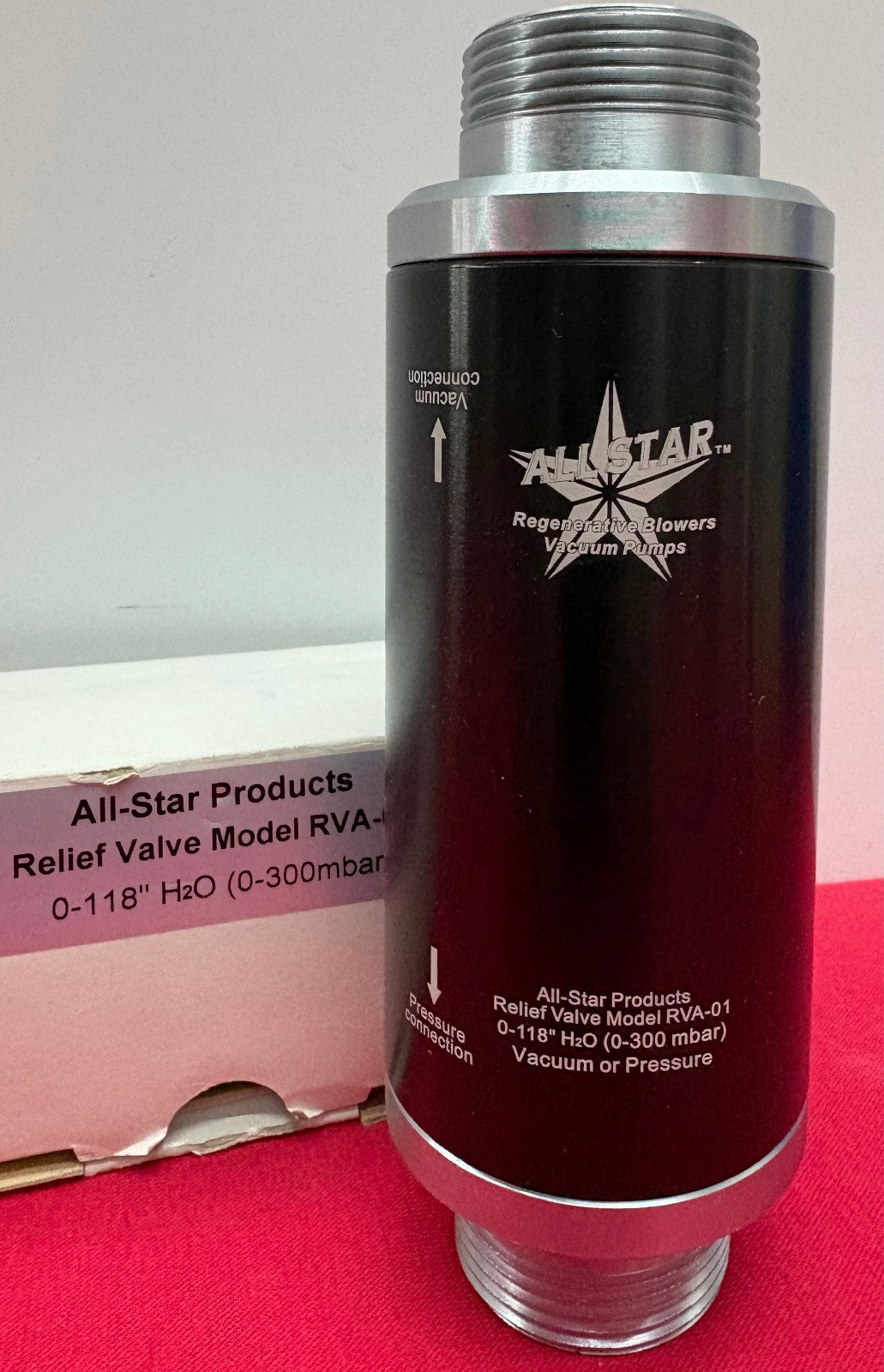 ALLSTAR RVA-01 PRESSURE REDUCING VALVE MAX PSI 4.260 PIPE SIZE 1.25 ALUMINUM
