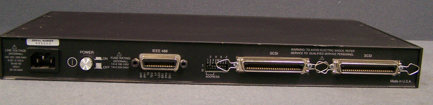 Contrôleur de bus IO TECH SCSI 488/N IEEE 488 SN 055223