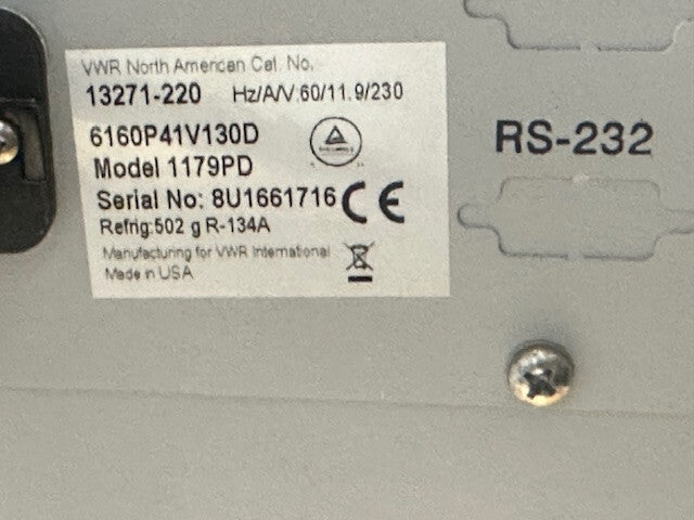 VWR 1179PD RECIRCULATOR CHILLER 13271-220 WORKS GOES FROM -10°C TO 40°C