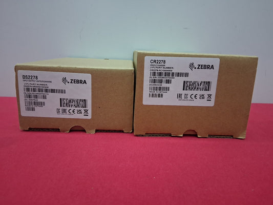 ZEBRA DS2278 SCANNER WITH ZEBRA CR2278 CRADLE CHARGER ITEM IS NEW OPEN BOX
