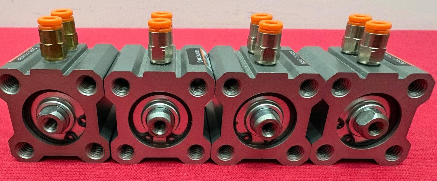 SMC NC2WA20-UIA9904 COMPACT PNEUMATIC CYLINDER SELLING AS '1 LOT' - SEE PICTURES