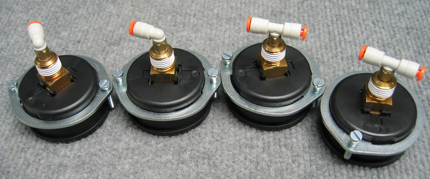 Menge: 4 SMC-PNEUMATIK-MESSGERÄTE 0–160 PSI 0–1,1 MPa