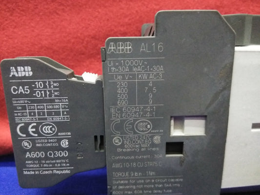 CONTACTOR ALLEN-BRADLEY / ABB / ALLEN BRADLEY AL16