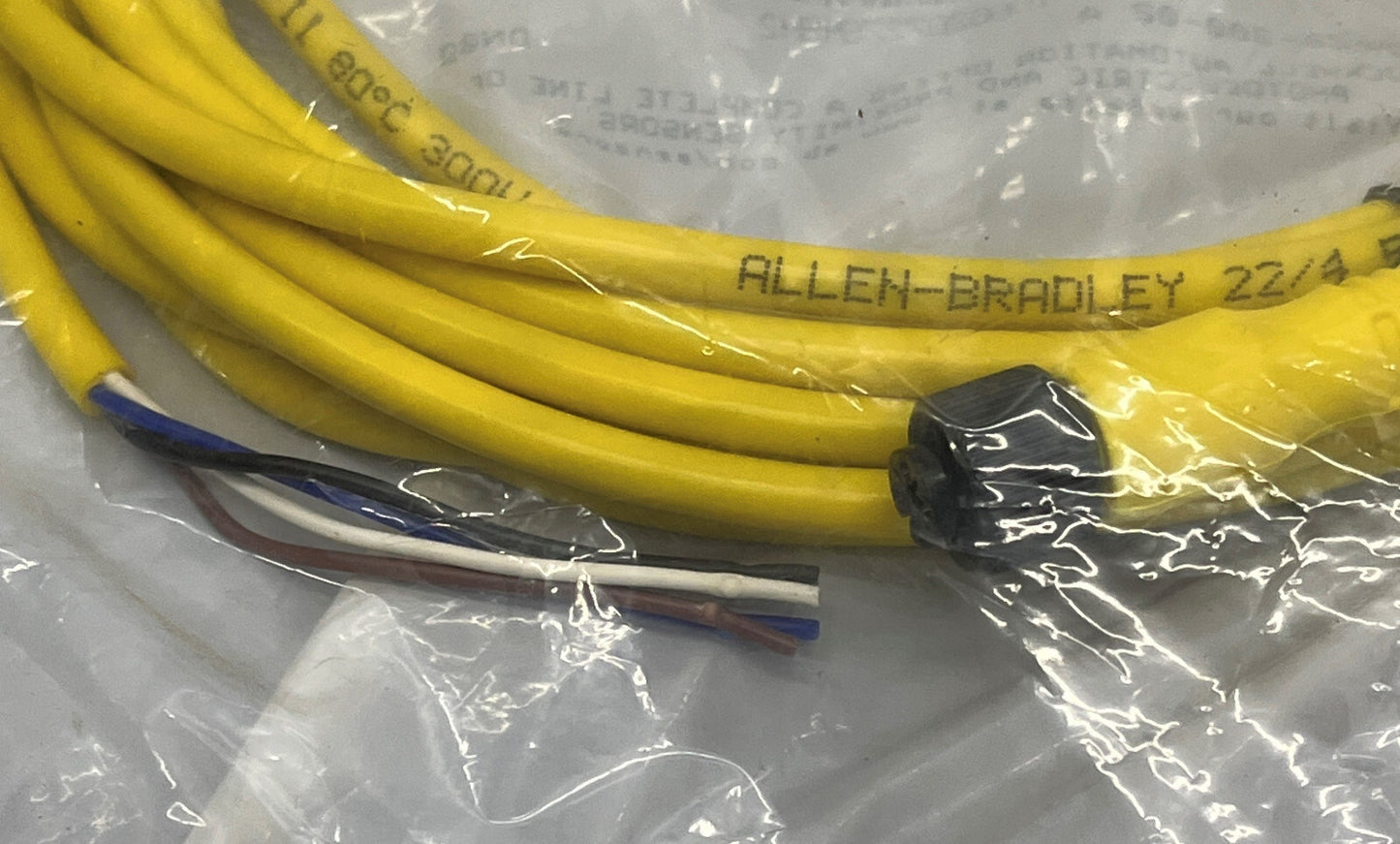 AB ALLEN BRADLEY 889D-F4AC-5 Ser. b 889D QD コードセット 4 ピン DC マイクロ 5M (16.4FT)