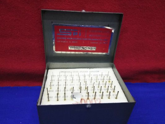 SWISS PRECISION INSTRUMENTS MO 30-921-1 PLUG GAUGES MISSING GAUGES 0.01 & 0.034