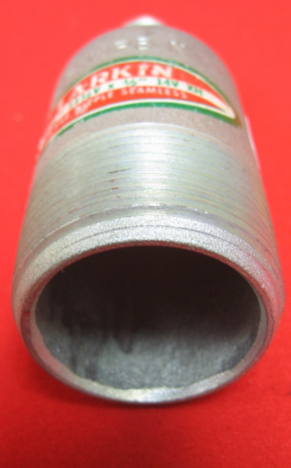 LARKIN 1 1/2 POLLICE X 1/2 POLLICE NIPPLO A STAMPO SENZA SALDATURA