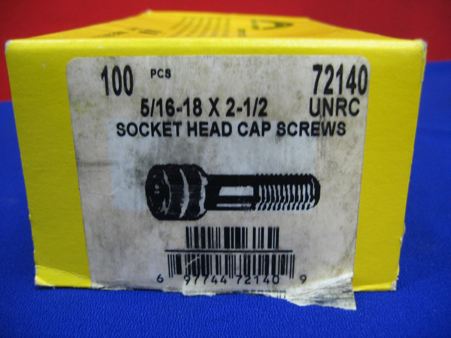 HOLO-KROME ALLEN 3H690 72140 5/16-18 X 2-1/2 SOCKET HEAD CAP SCREW 1 BOX QTY 100