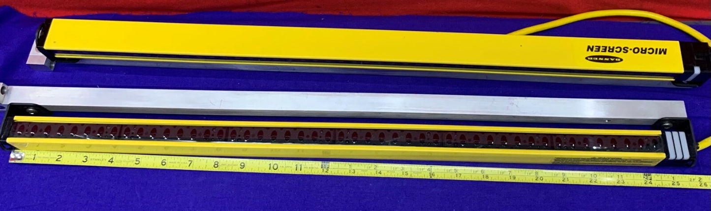 Emisor y receptor Banner MicroScreen USR2424YP2 / USE2424YP2