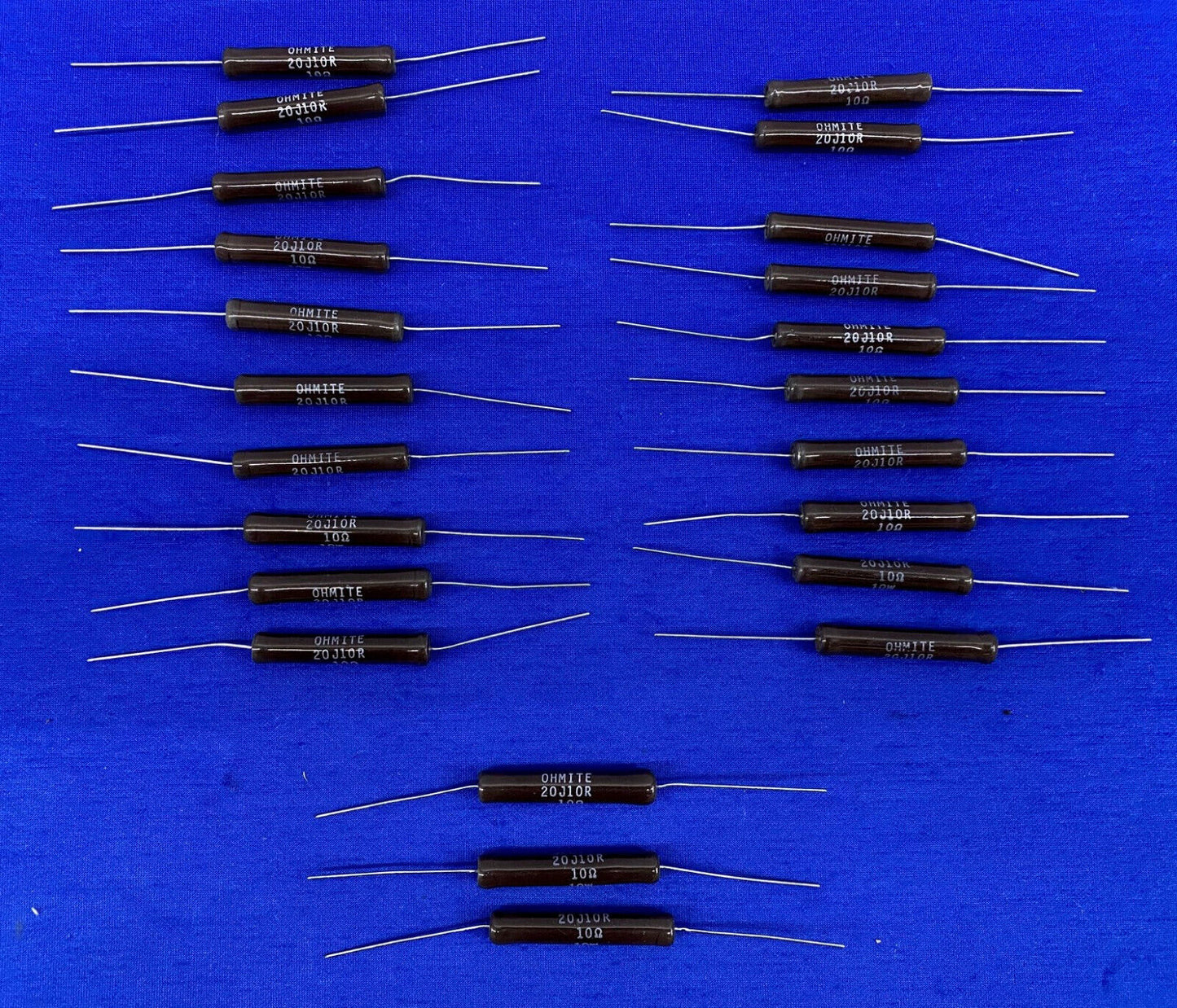 OHMITE ® 20J10R WIDERSTAND 10 WATT 10 OHMS - 1 PAKET MIT 23 STÜCK