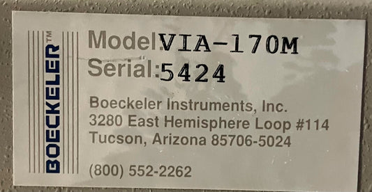 BOECKELER ™ VIA-170M JOYSTICK-CONTROLLER VIDEOBILDMESSSYSTEM