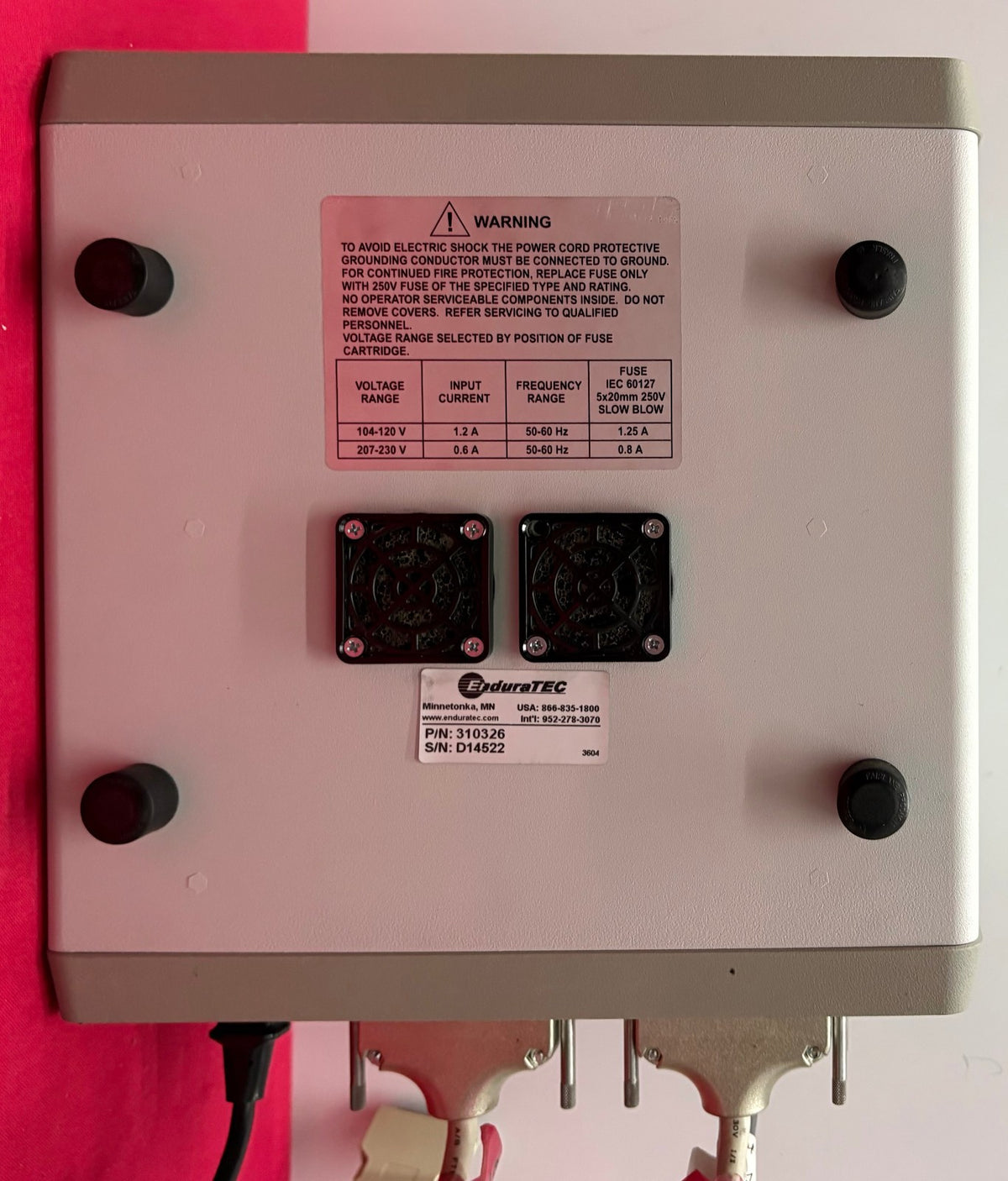 ENDURATEC 310326 8-CHANNEL SIGNAL CONDITIONING w/Cables