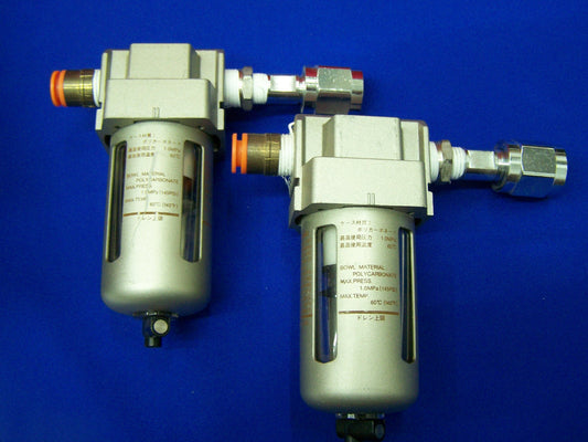 Qté 2 filtres à air SMC NAF3000-N03 pression maximale 1,0 MPa