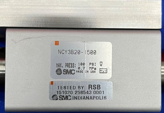 SMC NCY3B20-1500 Cilindro base senza stelo
