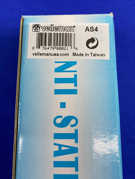 ALFOMBRA PARA TECLADO DE ORDENADOR ANTIESTÁTICA VELLEMAN® AS4 CON CABLE DE PUESTA A TIERRA