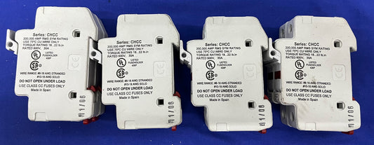 BUSSMANN ® CHCC2D1 / SERIE CHCC, PORTAFUSIBLES DE 2 POLOS 600 V 30 AMP - 1 LOTE CANTIDAD 4