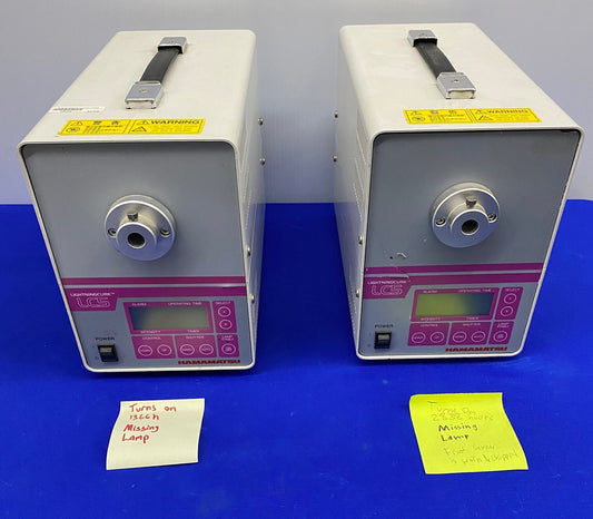 HAMAMATSU PHOTONICS KK LIGHTNINGCURE LC5 / L8333-01 SORGENTE DI LUCE SPOT 1 LOTTO DI 2