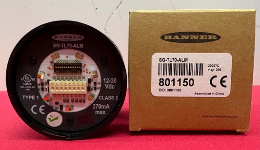 BANNER TL70 LOUD MULTI-TONE AUDIBLE TOWER LIGHT MODULE SG-TL70-ALM 801150