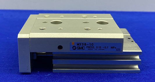 SMC MXS8-10 CYL SLIDE TABLE DUAL ROD PRESS. 0.15 - 0.7 MPa