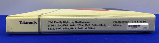 TEKTRONIX 070-8709-07 TDS ファミリー デジタイジング オシロスコープ プログラマ マニュアル