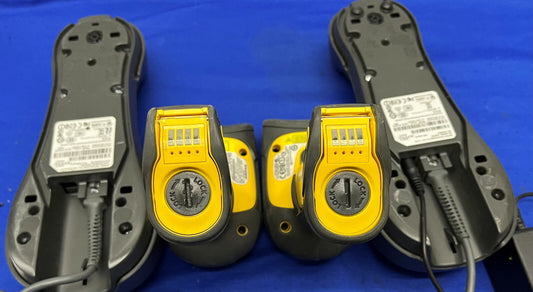 SYMBOL MOTOROLA BARCODE SCANNER LS3578 mit LADESTATION - 1 LOT MENGE 2