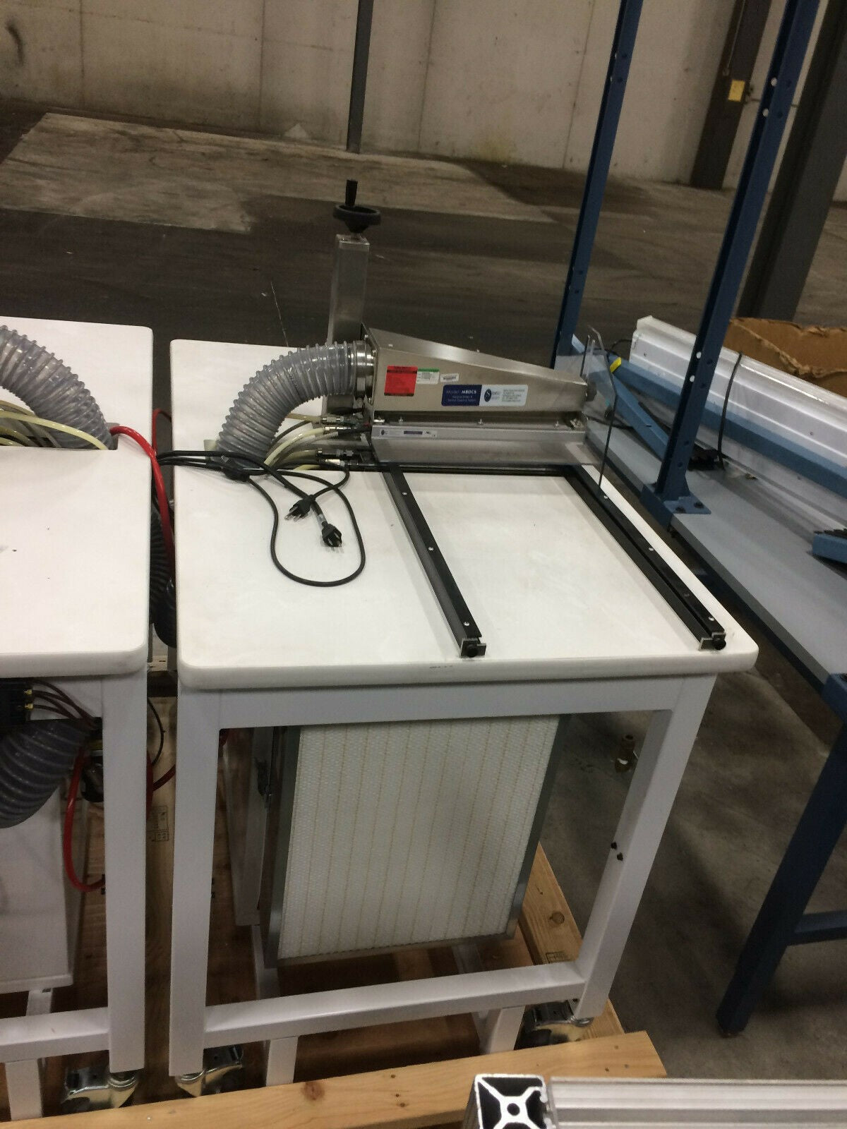 STATIC CLEAN WEB VAC STATIC Removal Medical Cleaning Station Hepa Filter Station