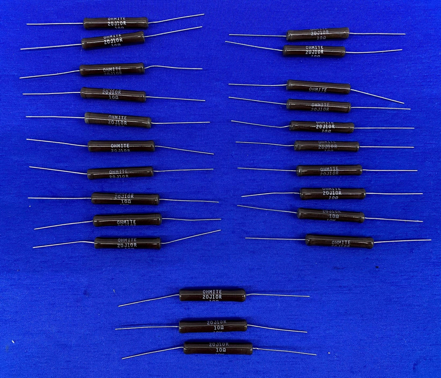 OHMITE ® 20J10R 抵抗器 10 ワット 10 オーム - 1 パッケージ 数量 23
