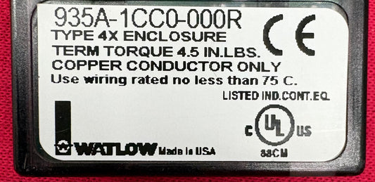 WATLOW TEMPERATURE CONTROL DISPLAY MODULE 935A-1CC0-000R TYPE 4X ENCLOSURE