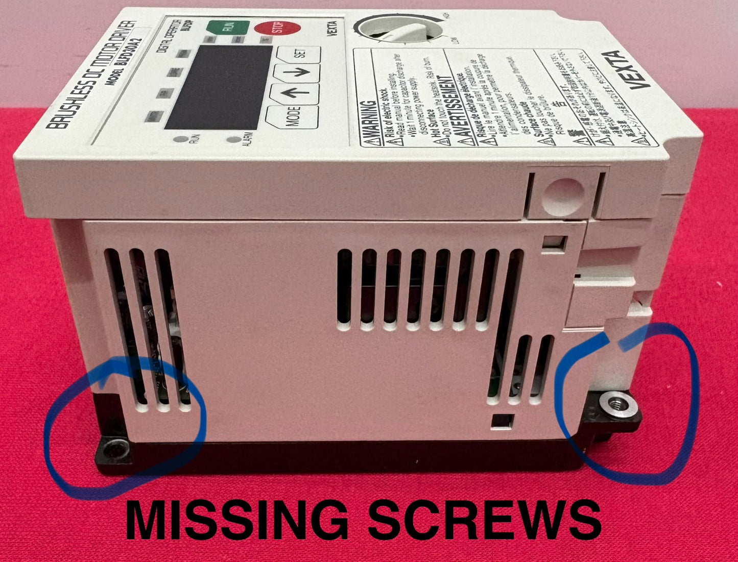 VEXTA BLFDP BLFD30A2 DIGITAL OPERATOR BRUSHLESS DC MOTOR DRIVER - PARTS/REPAIR