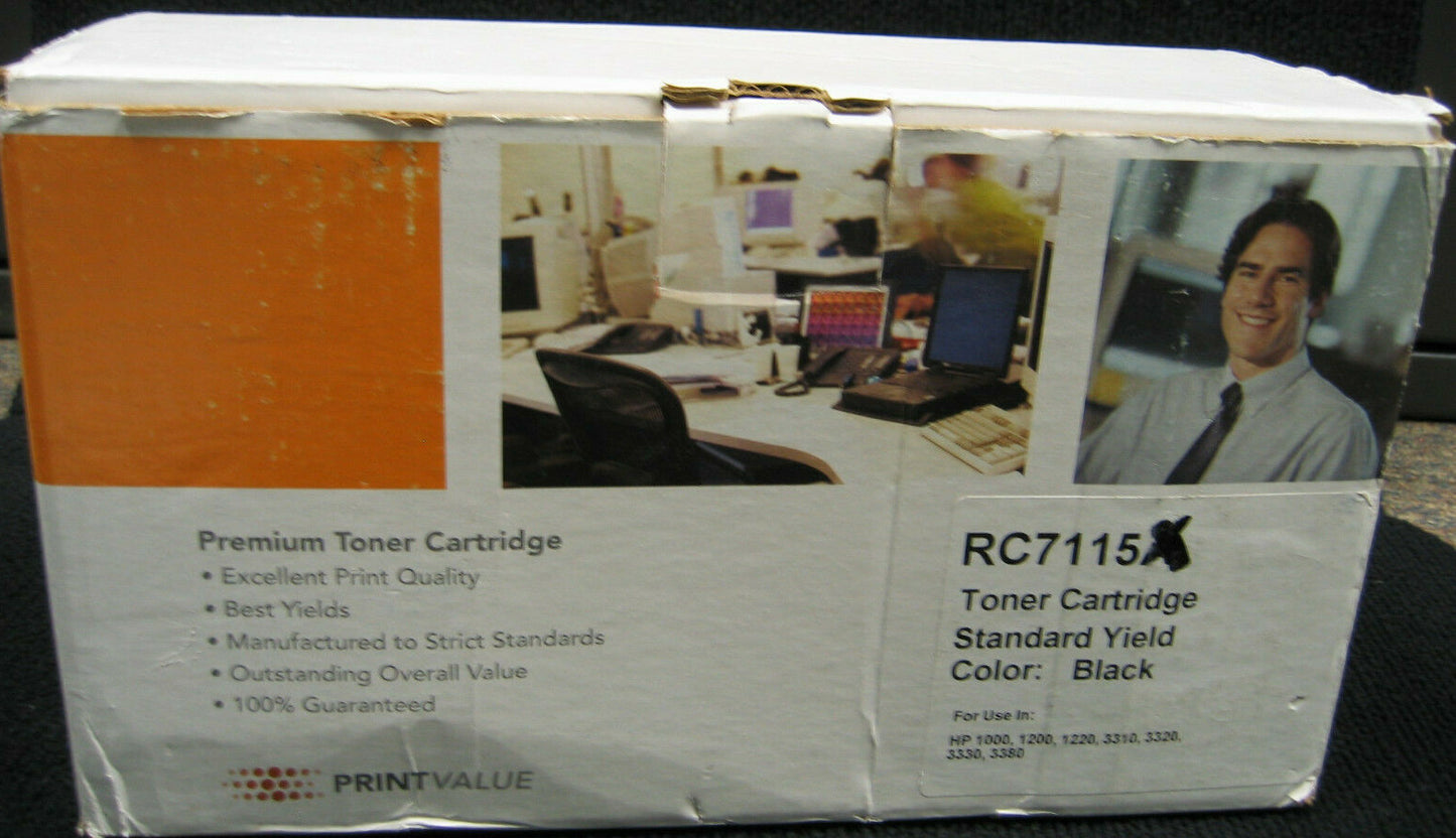 Printvalue Toner Cartridge, standaardopbrengst - Zwart - RC7155X